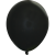 Custom 9" USA Crystal Latex Balloon - Black