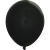 Custom 11" USA Crystal Latex Balloon with Logo Imprint - Black