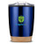 Custom 12oz Symmetry Tumbler With Bamboo Base - Reflex Blue