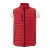 Custom Men's WHISTLER Lightweight Down Puffer Vest - Team Red