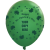 Custom 11" Crystal Latex Wrap Balloons with Logo - St. Patrick's Day