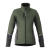 Custom Women's FERNIE Hybrid Insulated Jacket - Loden/Heather Dark Charcoal