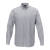 Custom Men's IRVINE Oxford Long Sleeve Button Up Shirt - Silver