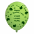 11" Metallic Latex Wrap Balloons with Logo Imprint - St. Patrick's Day