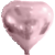 Custom 17" Heart Helium Saver XtraLife Foil Balloons - Pastel Pink