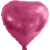 Custom 17" Heart Helium Saver XtraLife Foil Balloons - Pink