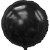 Custom 17" Round Helium Saver XtraLife Foil Balloons - Black