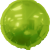 Custom 17" Round Helium Saver XtraLife Foil Balloons - Lime Green