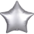 Custom 17" Star Helium Saver XtraLife Foil Balloons - Platinum