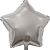 Custom 17" Star Helium Saver XtraLife Foil Balloons - Silver