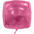 Custom 22" Square Helium Saver XtraLife Foil Balloon - Pink