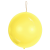 Custom 16" Latex Punch Balloon - Yellow