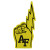 Spirit 18 in. Lightning Bolt Finger - Yellow U