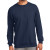 Essential Fleece Crewneck Color Sweatshirt - Navy