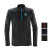 Custom Stormtech Pulse Men's Fleece Pullover - Black/Electric Blue
