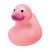 Custom Rubber Light Pink Duck Toy