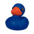 Custom Rubber Blue Duck Toy