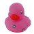 Custom Rubber Pretty -N- Pink Duck Toy