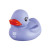 Custom Rubber Purple Duck Toy