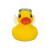 Custom Rubber Angel Duck Toy