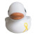 Custom Rubber Yellow Ribbon Duck