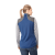 Custom Women's NASAK Hybrid Softshell Vest - Metro Blue - Rear