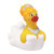 Custom Rubber Blushing Bride Duck Toy