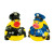 Custom Rubber Heroic Police Duck Toy