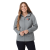 Custom Women's Lefroy Eco Lightweight Softshell Jacket With Hood - Quarry - Front