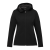 Custom Women's Lefroy Eco Lightweight Softshell Jacket With Hood - Black