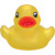 Custom Transparent Yellow Mini Rubber Duck Toy