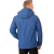 Custom Men's DELAMAR Waterproof 3-in-1 Jacket - Metro Blue Heather - Back