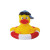 Custom Rubber Bobbin' Buddy Duck Toy