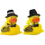 Custom Rubber Jazz Musician Duck Toy