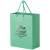 Custom Matte Laminated Euro Tote Bag - Aqua