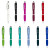 Custom Metallic Curvaceous Ballpoint Stylus - All Colors