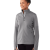 Custom Women's SENGER Knit Full Zip Performance Jacket with Thumb Holes - Steel Gray - Side