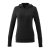 Custom Women's Howson Lightweight Knit Hoodie With Thumb Holes - Black