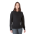 Custom Women's Argus Eco Fleece Hoody - Black - Front