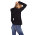 Custom Women's American Giant Classic Heavyweight Fleece Hoodie - Black - Back