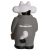 Custom Business Cow Stress Reliever - Imprint on Back