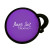 Custom Collapsible Hand Fan - Purple