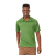 Custom Men's ANTERO Short Sleeve Polo Shirt - Juniper Heather - Front
