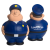 Custom Policeman Bert Stress Reliever with Logo Imprint - Bert