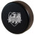 Custom Hockey Puck Stress Reliever with Logo - Black