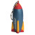 Custom Rocket Keyring Stress Reliever