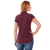 Custom Women's Concord Short Sleeve Polo - Maroon Heather - Back