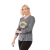 Custom Women's Parima Long Sleeve Performance Tech Tee - Steel Gray - Side