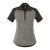Custom Women's SAGANO Short Sleeve Polo - Heather Dark Charcoal with Black Smoke