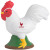 Custom Rooster Stress Reliever with Logo Imprint